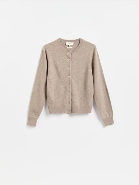 Reserved Cardigan din lână bej