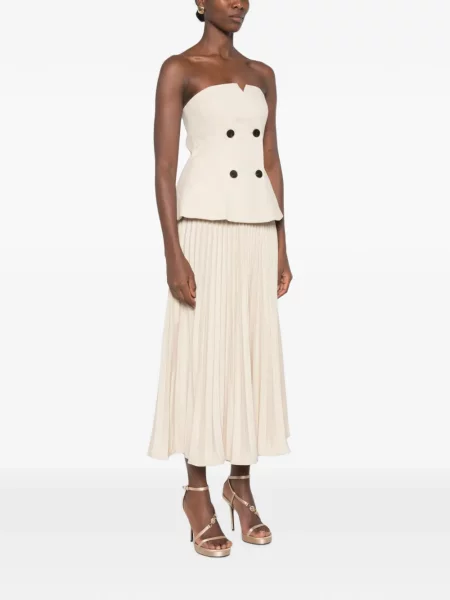 Rochie midi Self-portrait cu două rânduri de nasturi