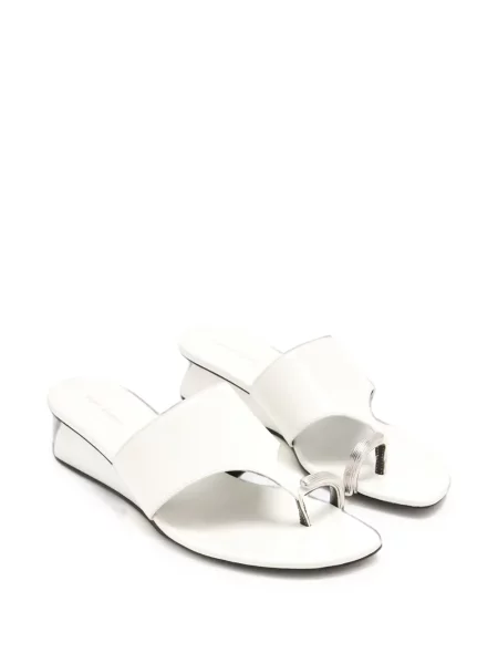 Sandale Tory Burch cu pană alb