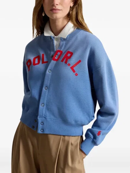 Велурени бягане с яка чорапи Polo Ralph Lauren синьо