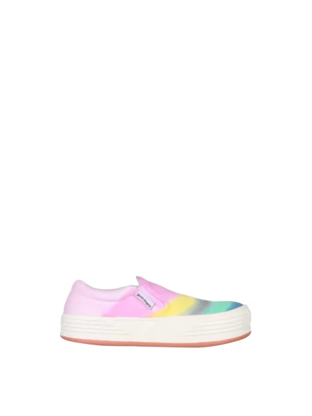 Sneakersy Palm Angels skórzane wsuwane różowe