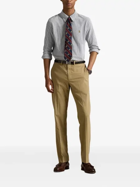 Μικρός κασκέτο Polo Ralph Lauren με χαμηλή μέση υφαίνω διαγωνίως πράσινο