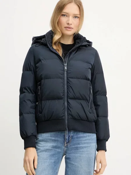 Armani Exchange geacă de puf bleumarin de tranziție