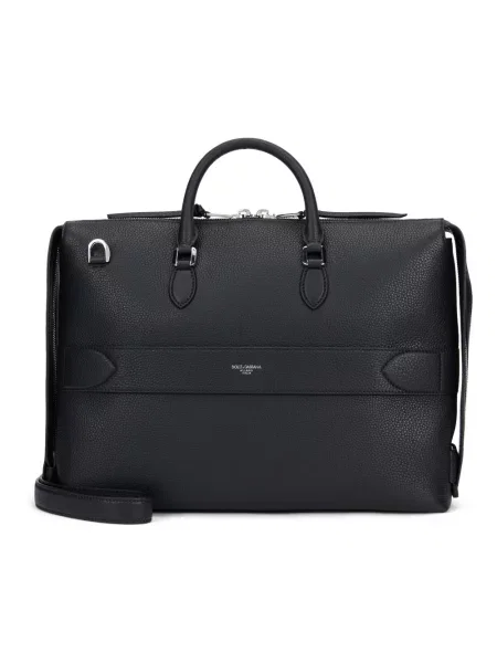 Torba Dolce And Gabbana skórzana czarna