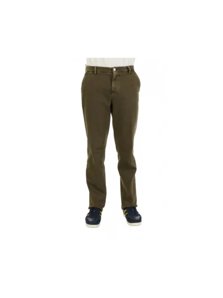 Spodnie Trussardi zielone