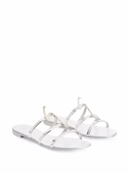 Sandale Giuseppe Zanotti argintiu