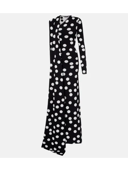 Rochie David Koma cu buline negru
