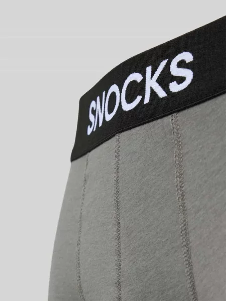Bokserki z elastycznym z logo w zestawie 2 szt Snocks