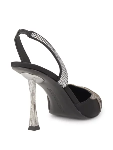Pantofi cu toc Kat Maconie slingback negru