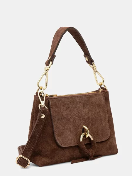Замшева сумочка Answear.LAB коричневий