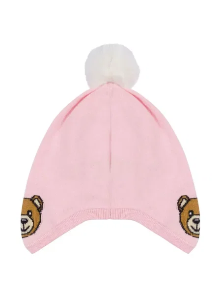 Czapka dziecięca Moschino różowa