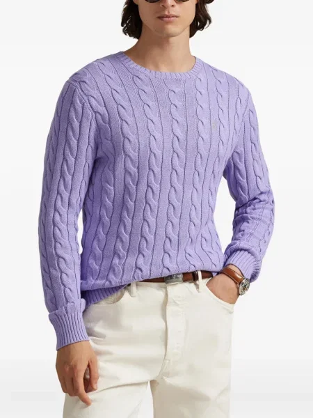 Șapcă Polo Ralph Lauren cu broderie din țesătură twill în carouri albastru
