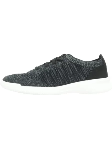 Dzianinowe sneakersy Clarks czarne