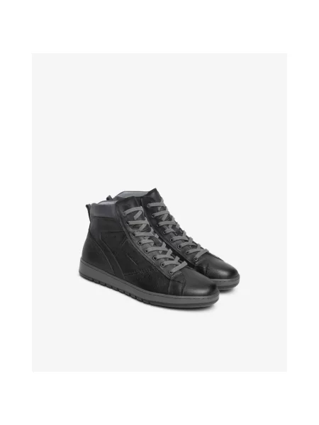 Sneakersy Nerogiardini skórzane czarne