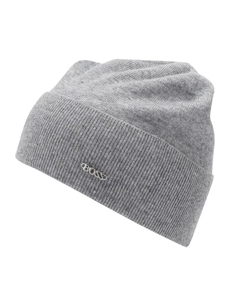 BOSS BLACK De lână căciulă Lari cu adaos de cașmir negru