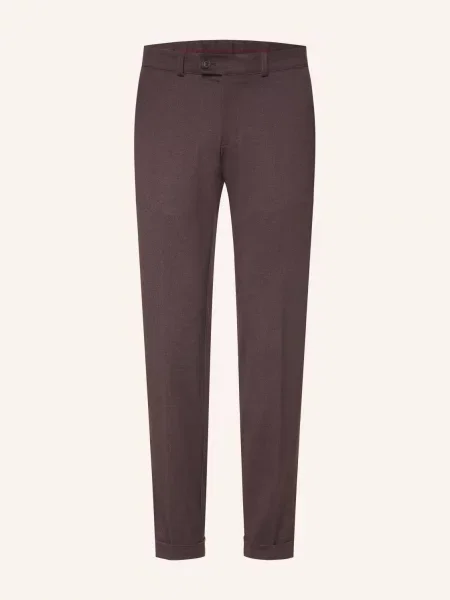 Cg Club Of Gents Oblekové Kalhoty Cg Clow Extra Slim Fit 43 dunkelrot