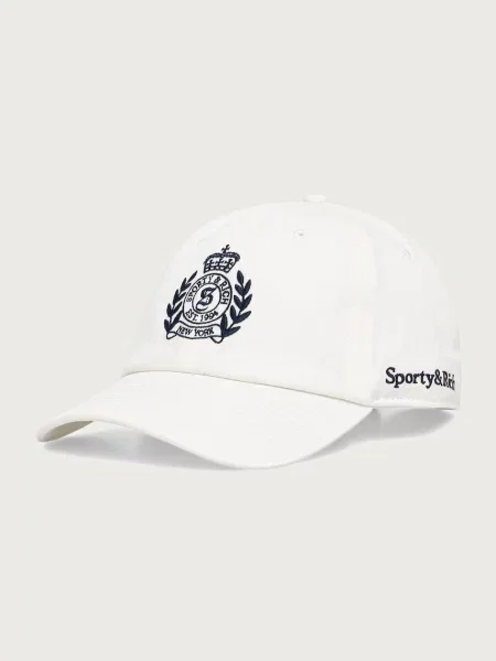 Sporty & Rich NY Crest καπέλο μπέιζμπολ γυναικείο λευκό