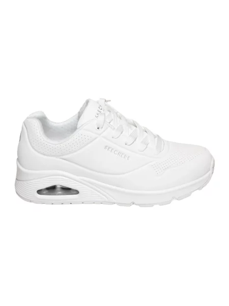 Sneakersy Skechers w miejskim stylu białe