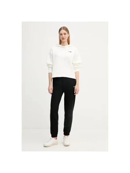 Spodnie dresowe Lacoste z logo czarne