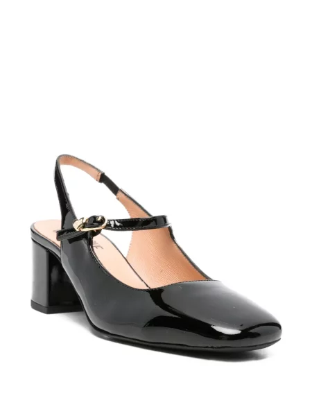 Pantofi cu toc Love Moschino din piele negru