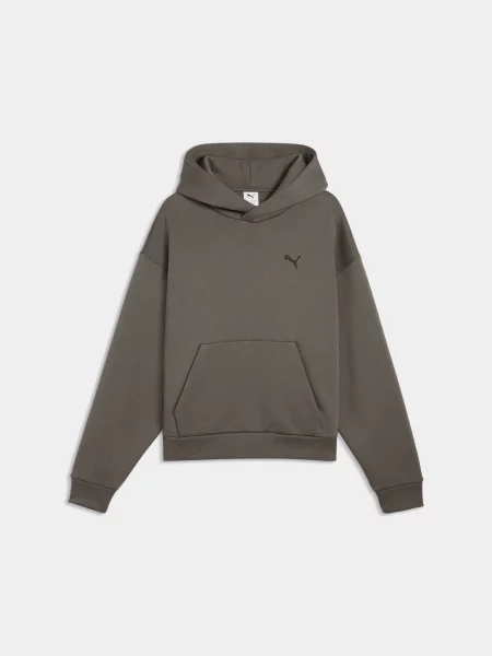 Худі PUMA Ess Heavy Fleece Boxy Hoodie комбінований верх бежевий