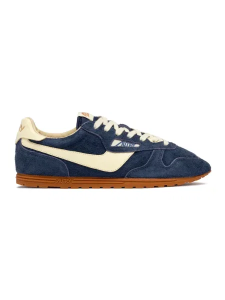 Sneakersy Autry skórzane niebieskie
