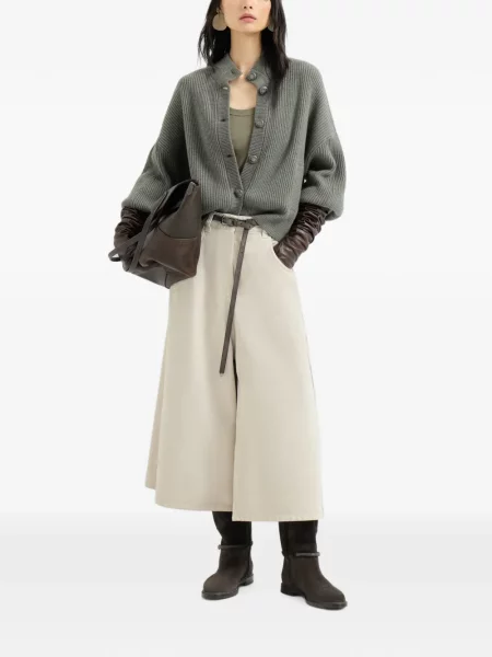 Top Brunello Cucinelli din jerseu verde