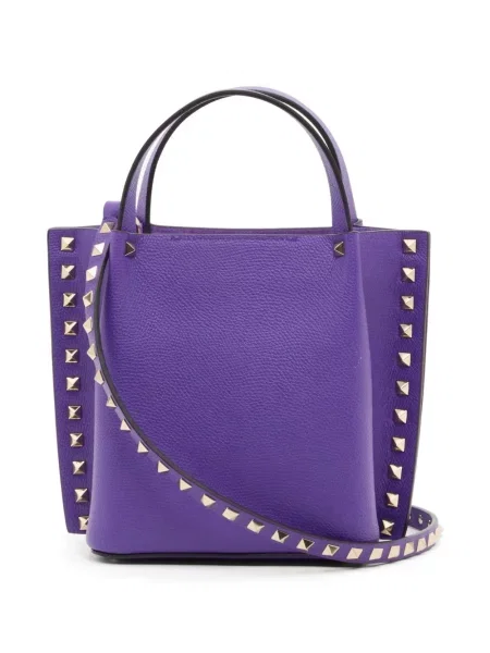 Geantă shopper Valentino Garavani violet