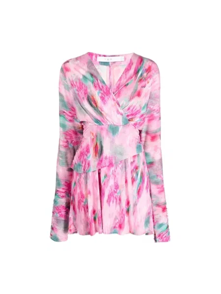 Sukienka midi Iro różowa