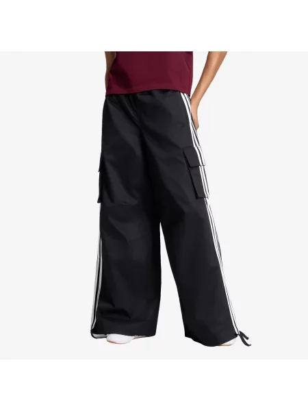 Spodnie adidas Firebird Adilenium Twill Cargo Pants Black/ White M białe