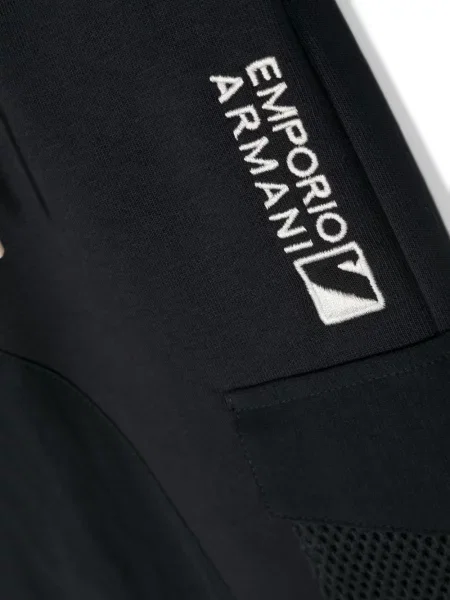 Szorty dziecięce Emporio Armani niebieskie