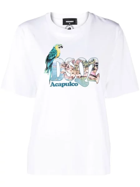 Scurt tricou Dsquared2 cu imagine