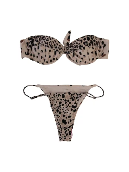 Wielobarwność bikini Me Fui z nadrukiem zwierzęcym