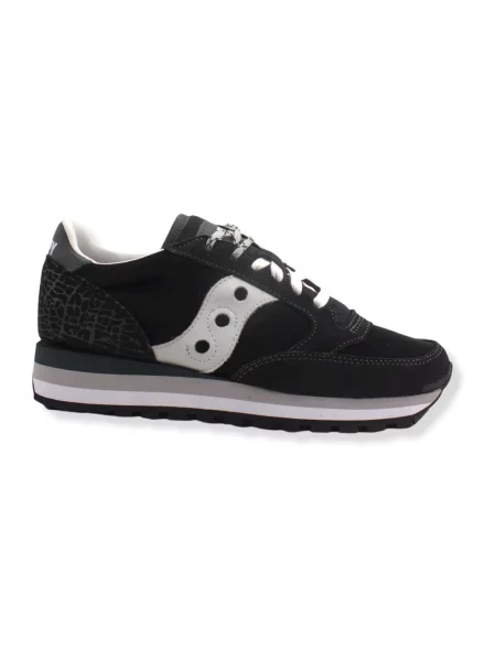 Sneakersy Saucony skórzane czarne