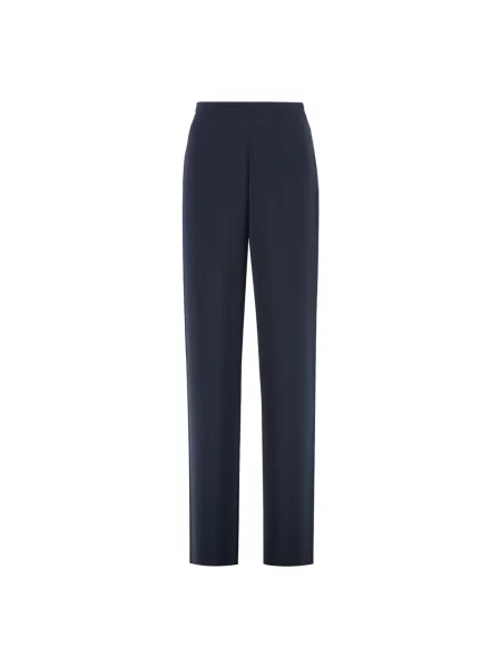 Spodnie Max Mara Studio biznesowe niebieskie