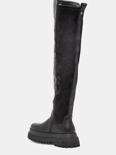 Сапоги Buffalo на платформе черные