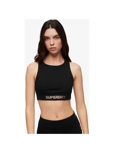 Biustonosz Superdry Sportswear Logo XS czarny