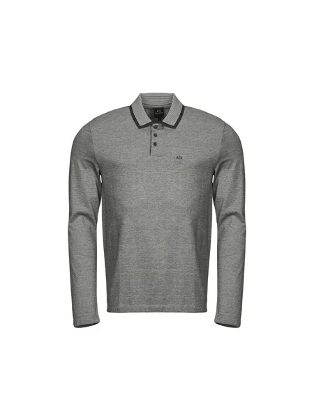 Polo majica Armani Exchange z dolgimi rokavi