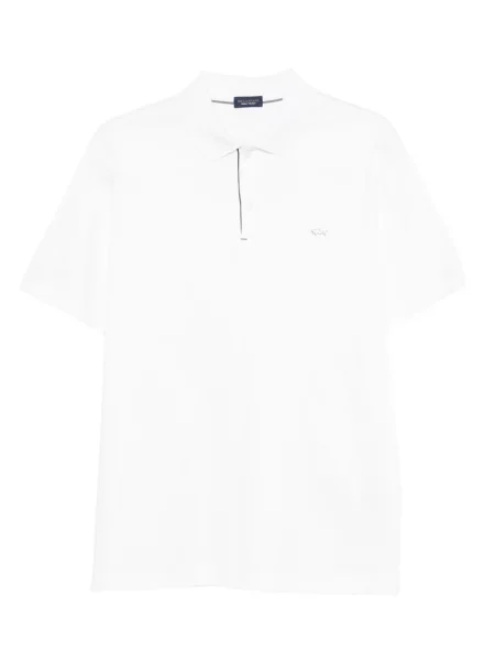Krótki polo Paul & Shark białe