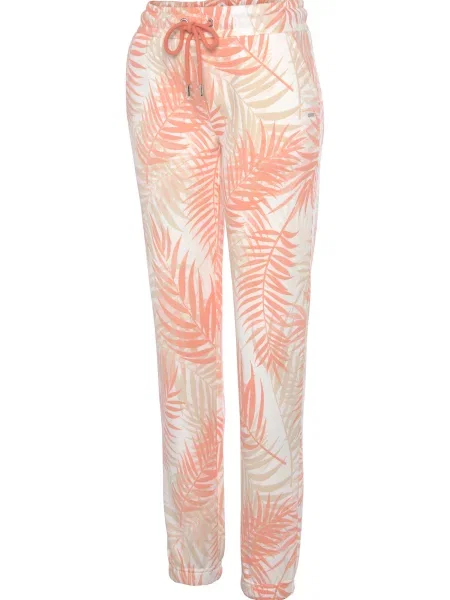 LASCANA Spodnji del pižame bež / korala bela