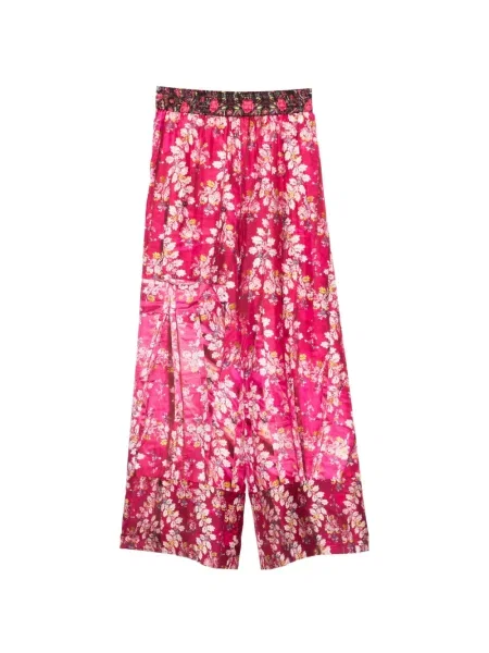 Pantaloni Pierre-louis Mascia cu imagine roz