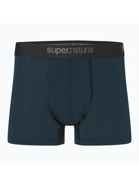 Boxeri termici pentru bărbați super.natural Tundra blueberry