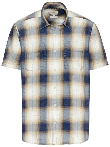 CAMEL ACTIVE Košulja / tamno plava / svijetlosiva bež