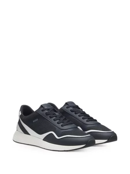 Sneakerși Boss plasă albastru