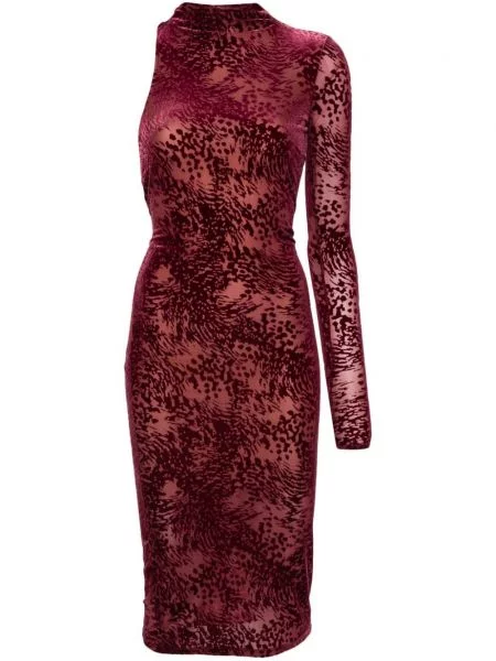 Rochie midi Patrizia Pepe de costum cu autograf violet