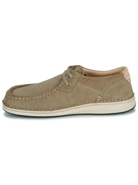 Pantofi Birkenstock cu toc plat bej