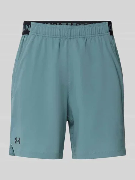 Szorty z elastycznym pasem i logo Under Armour czarne