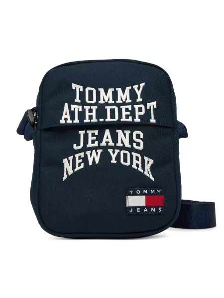 Maža rankinė Tommy Jeans Tjm Multi Graphic Reporter Tamsiai mėlyna