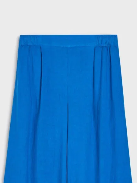 Штани wide leg синій