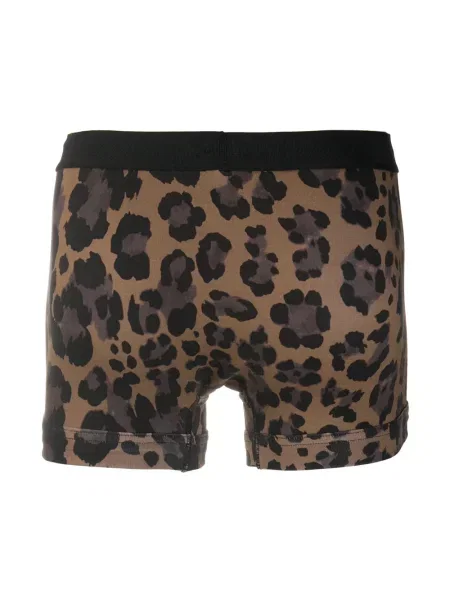 Raštuotos bokseriai Tom Ford leopardinės ruda